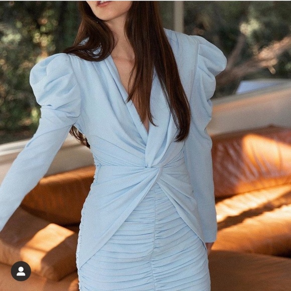 Misha Powder Blue Dress - Picture 1 of 3